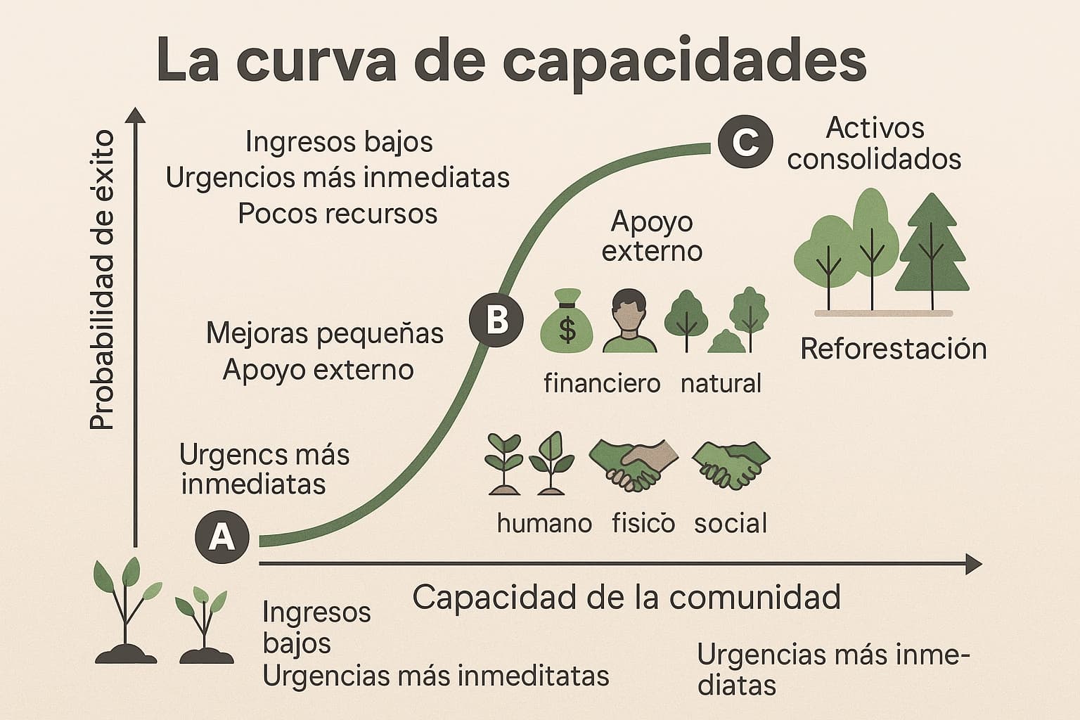 El Rol de la Capacidad Comunitaria en el Éxito de la Restauración: Del Triciclo a la Motocicleta