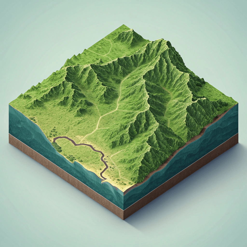 Ilustración para Mapas Isométricos